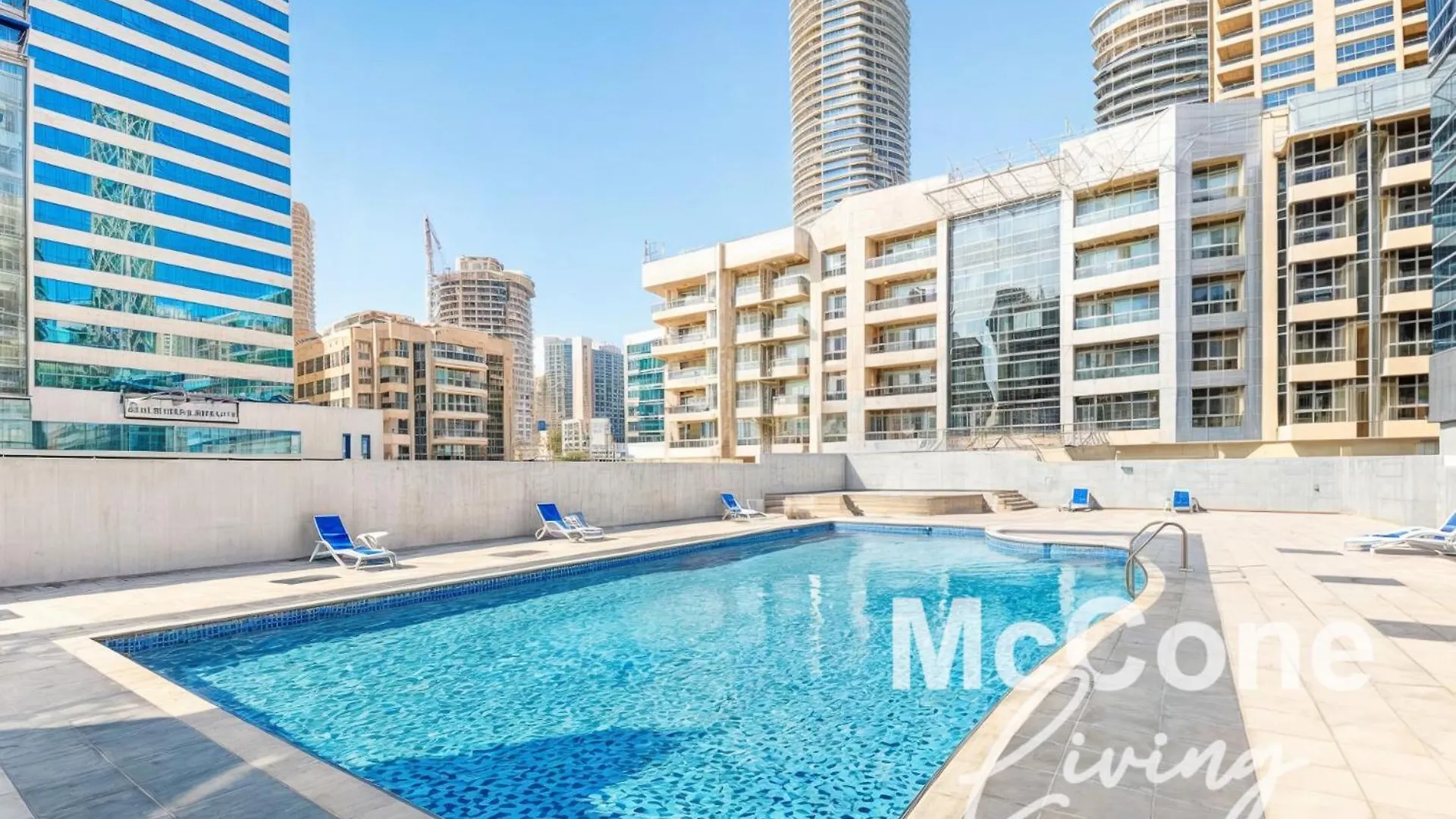 Central 1Br In Marina With Private Terrace & Pool Dubai Apartment